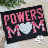 Powers Mom Volleyball Tee