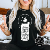 Black Flame Candle Tee