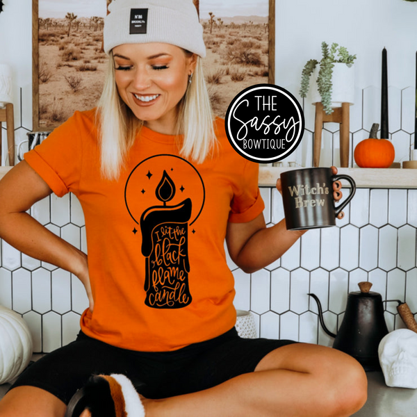 Black Flame Candle Tee