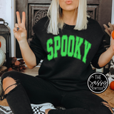 Spooky Green Crewneck Sweatshirt