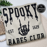 Spooky Babes Club Crewneck Sweatshirt
