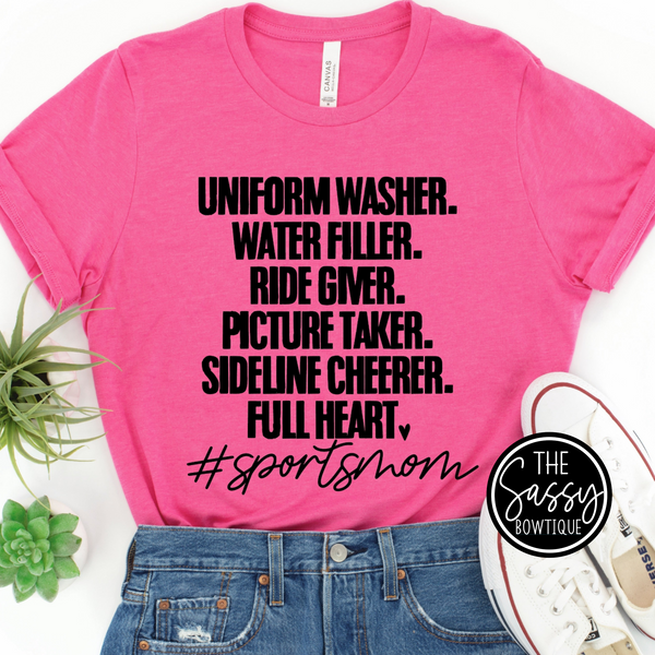 Sports Mom Duties Tee