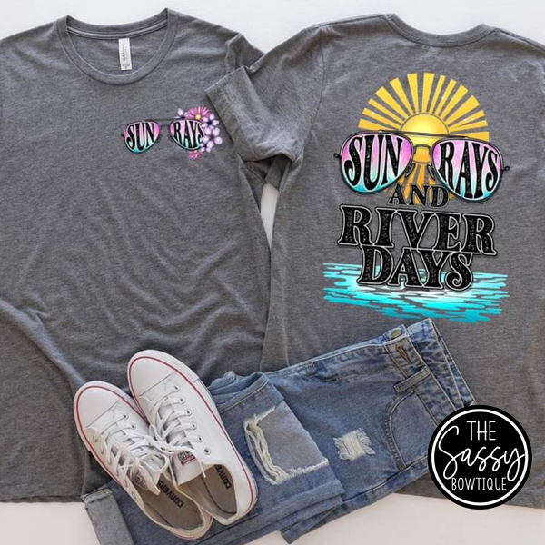 Sun Rays and River Days Tee