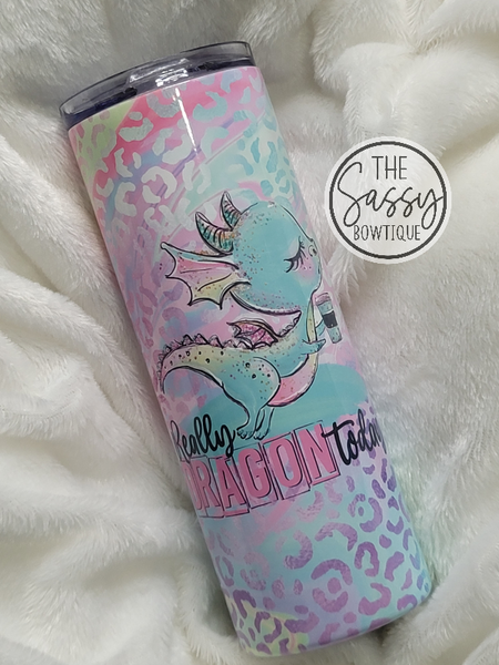 Really Dragon Today Skinny Tumbler