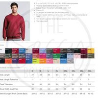 Powers Volleyball Club Wavy Retro Repeat Crewneck Sweatshirt