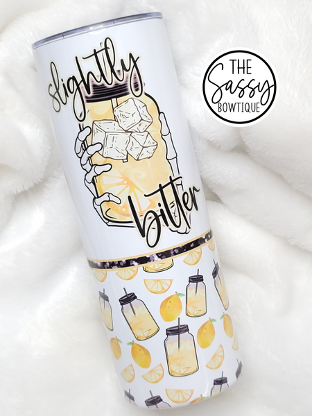 Slightly Bitter Skellie Lemonade Skinny Tumbler