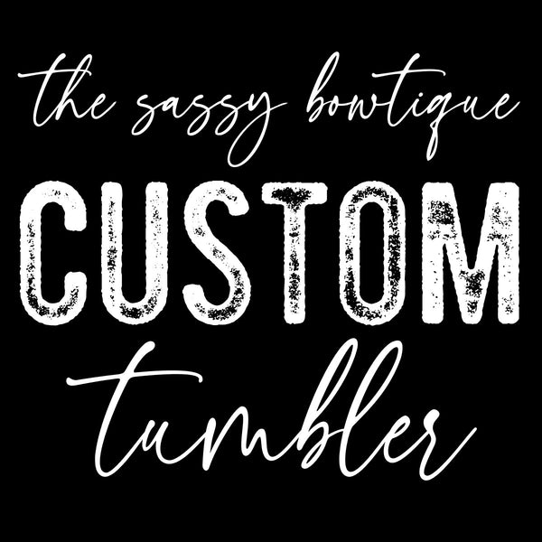 Custom 20oz Skinny Tumbler